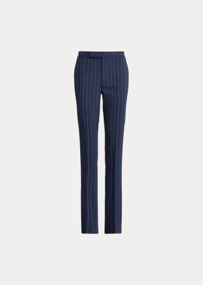 Ralph Lauren Seth Striped Wool Bukser Dame Danmark (IVUMQ6928)